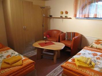 Blick ins Doppelzimmer